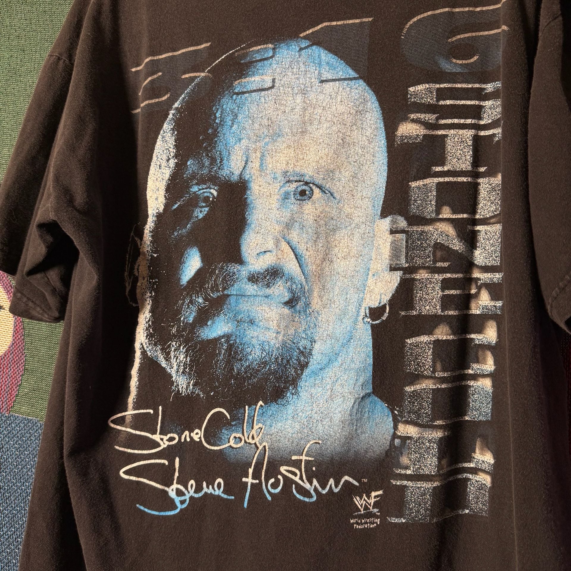 Vintage 1998 WWF Stone Cold Steve Austin 3:16 Graphic T-Shirt 5