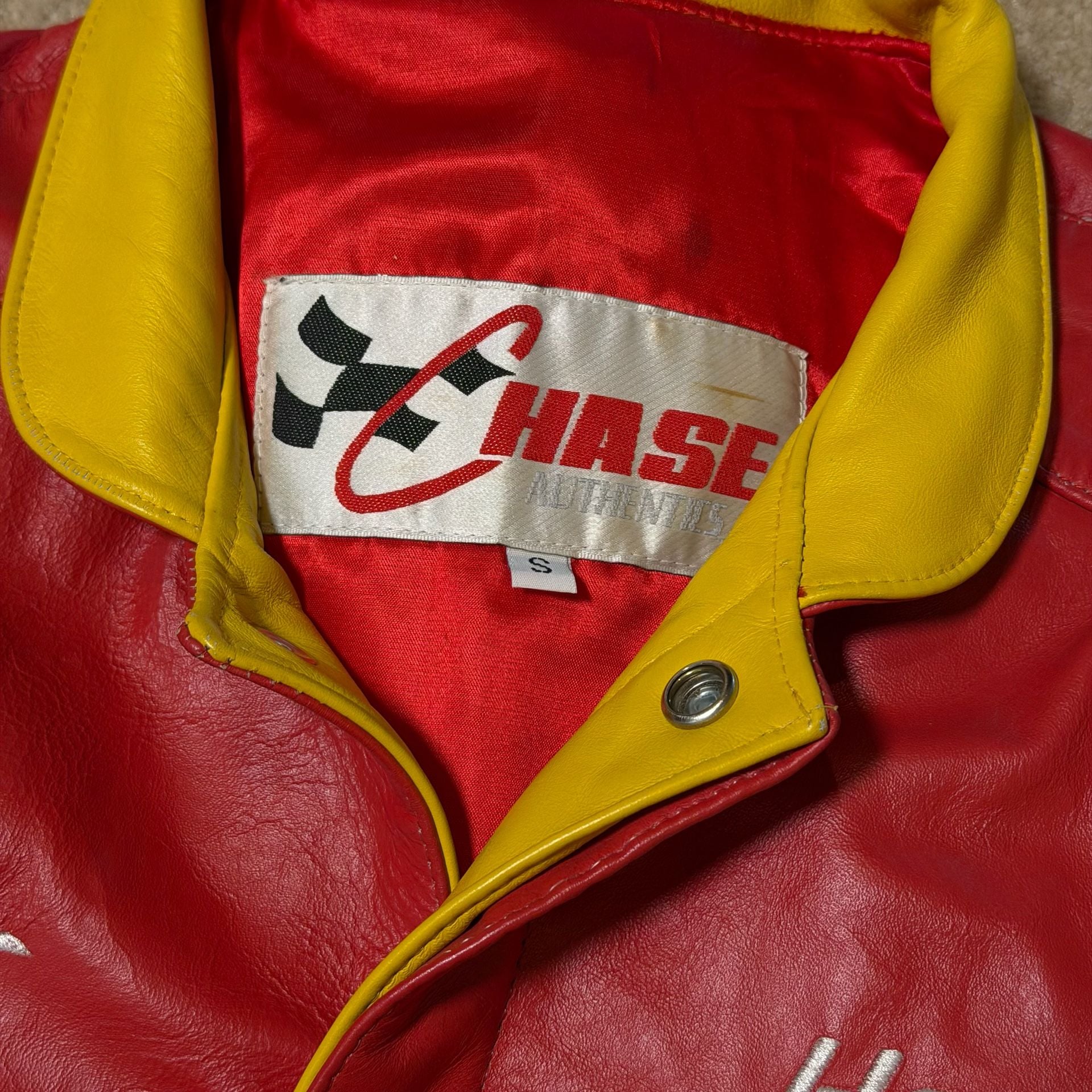 Chase Authentics Jeff Gordon DuPont Rainbow NASCAR Leather Jacket 6