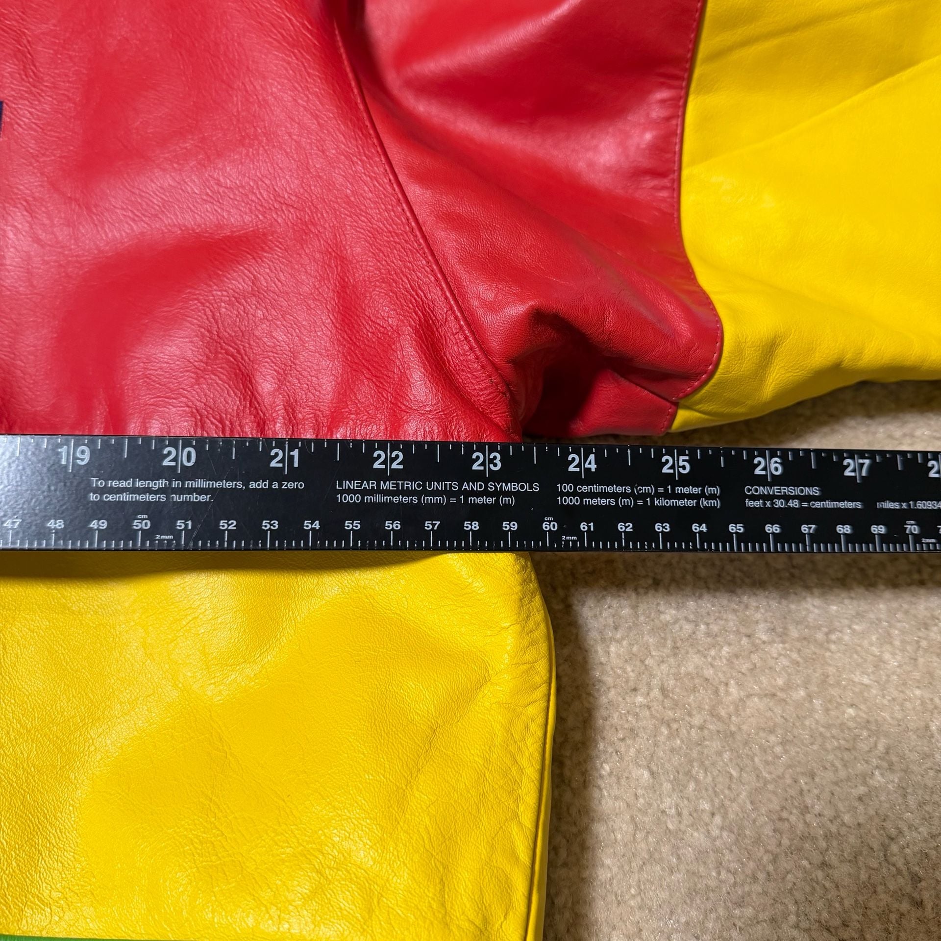 Chase Authentics Jeff Gordon DuPont Rainbow NASCAR Leather Jacket 7