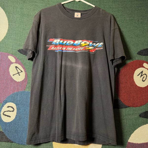 Vintage 1996 Budweiser Bud Bowl Battle in the Bayou T-Shirt