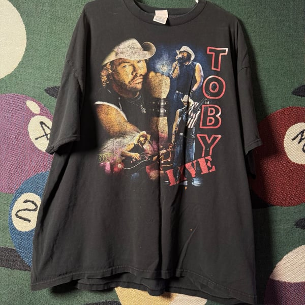 Vintage 2005 Toby Keith Honkytonk U Tour Concert T-Shirt Size 2XL