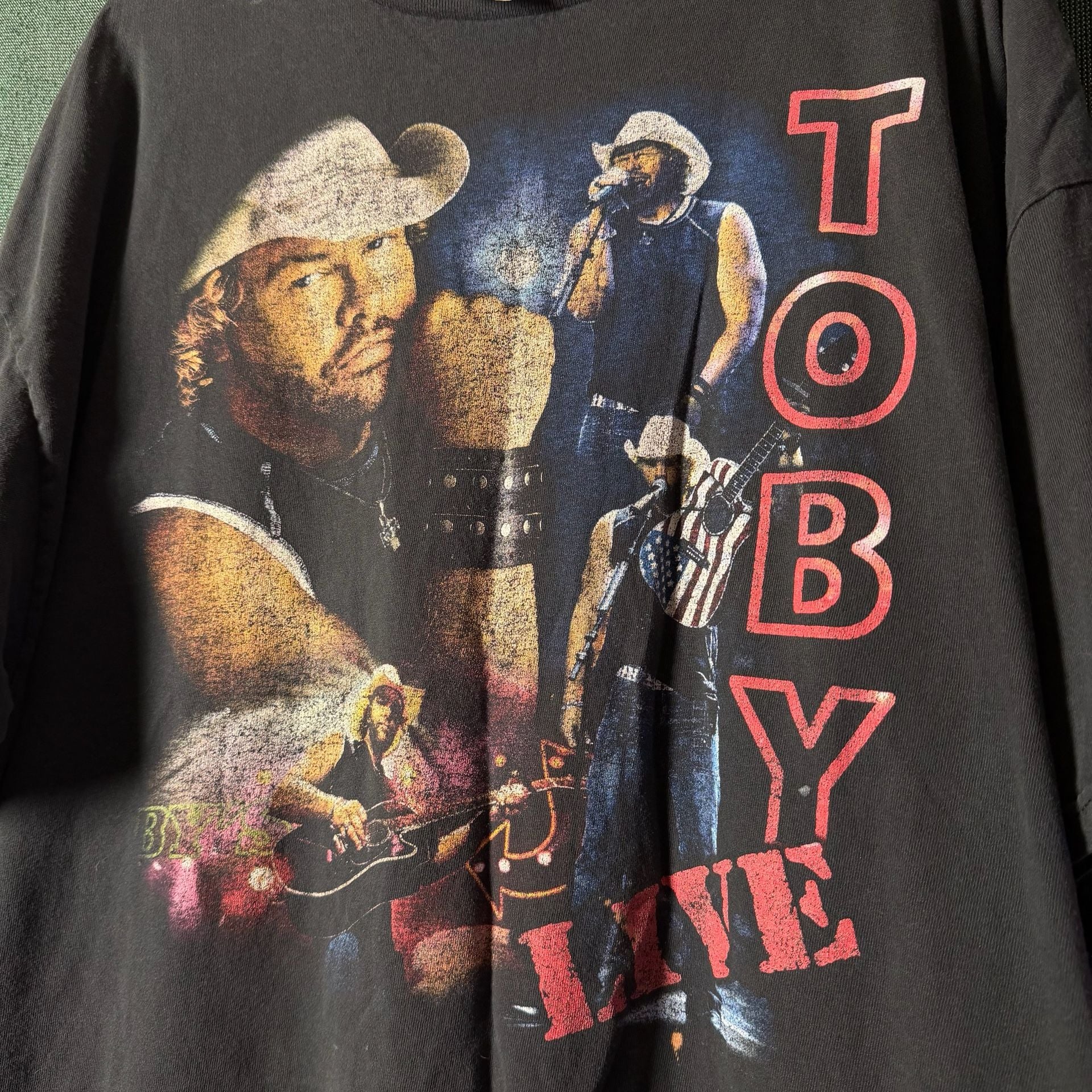 Vintage 2005 Toby Keith Honkytonk U Tour Concert T-Shirt Size 2XL 4