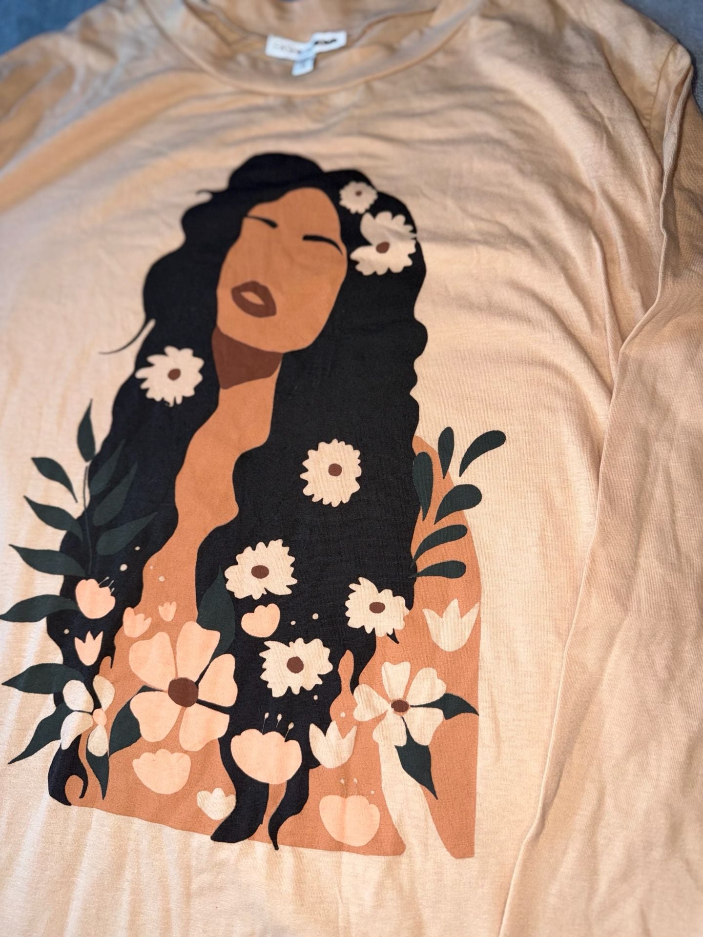 Fashion Nova Growing and Glowing Long Sleeve Graphic Tee 3