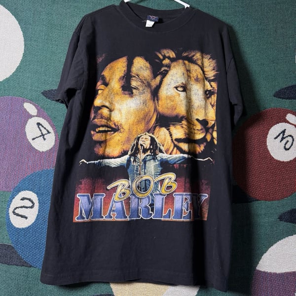Vintage Bob Marley Catch A Fire Graphic T-Shirt
