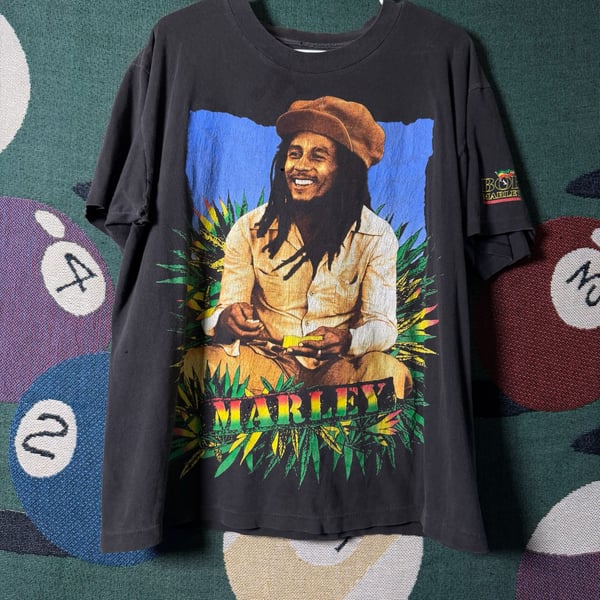 Vintage 90s Bob Marley Wild Oats Graphic Single Stitch T-Shirt