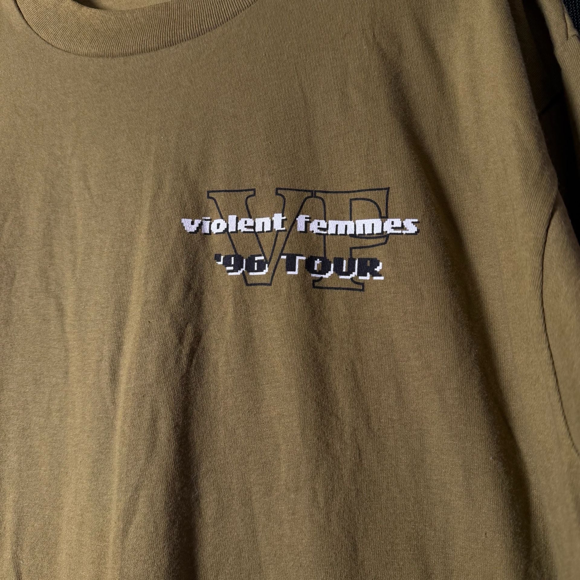 Vintage 1996 Violent Femmes Tour Graphic T-Shirt 4