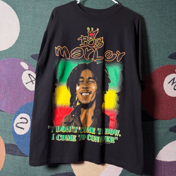 Vintage 1996 Bob Marley "I Don't Come To Bow, I Come To Conquer" Graphic T-Shirt