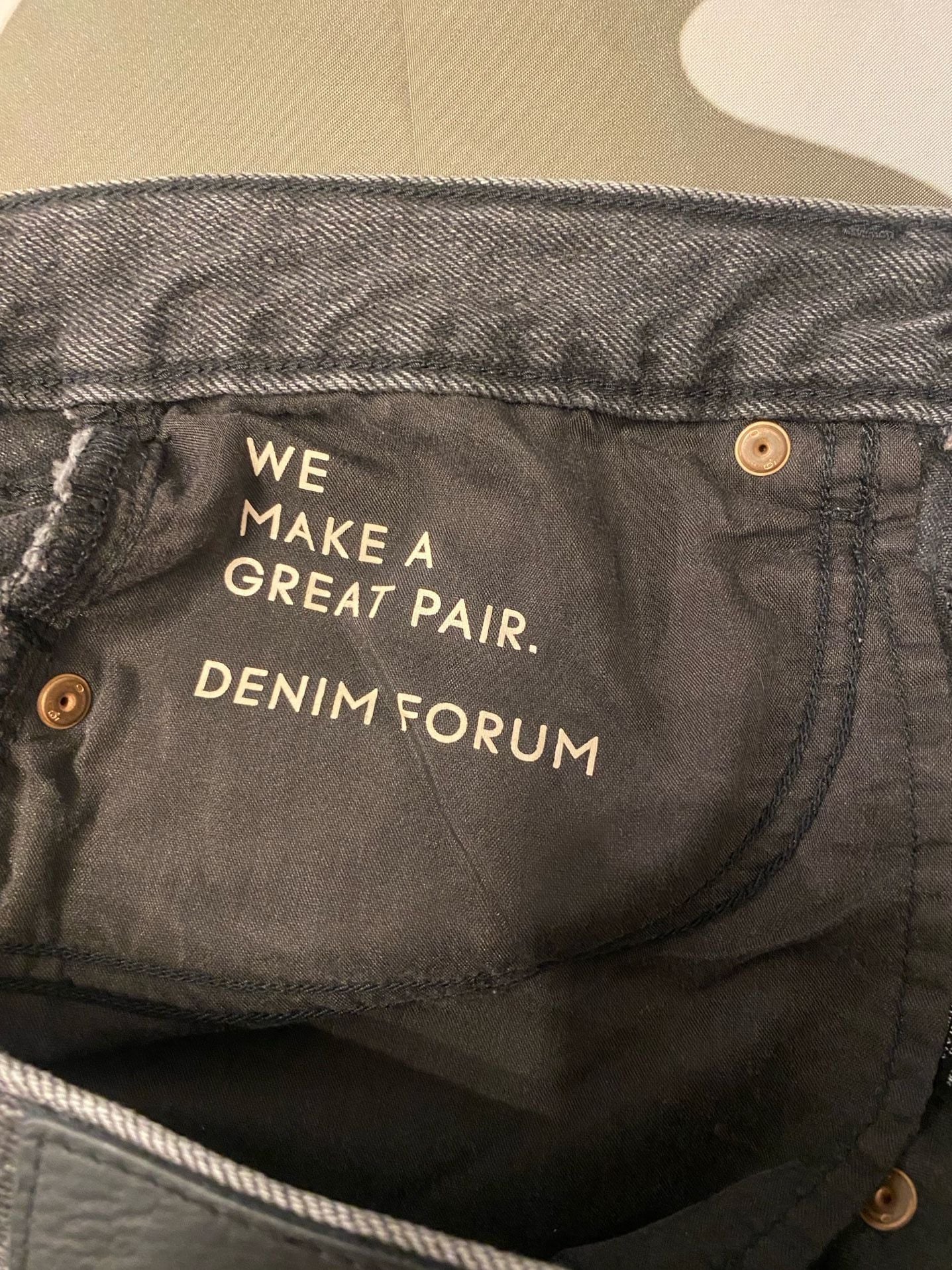 Denim Forum The Ex Boyfriend Short Black Distressed Raw Hem Denim Shorts 7