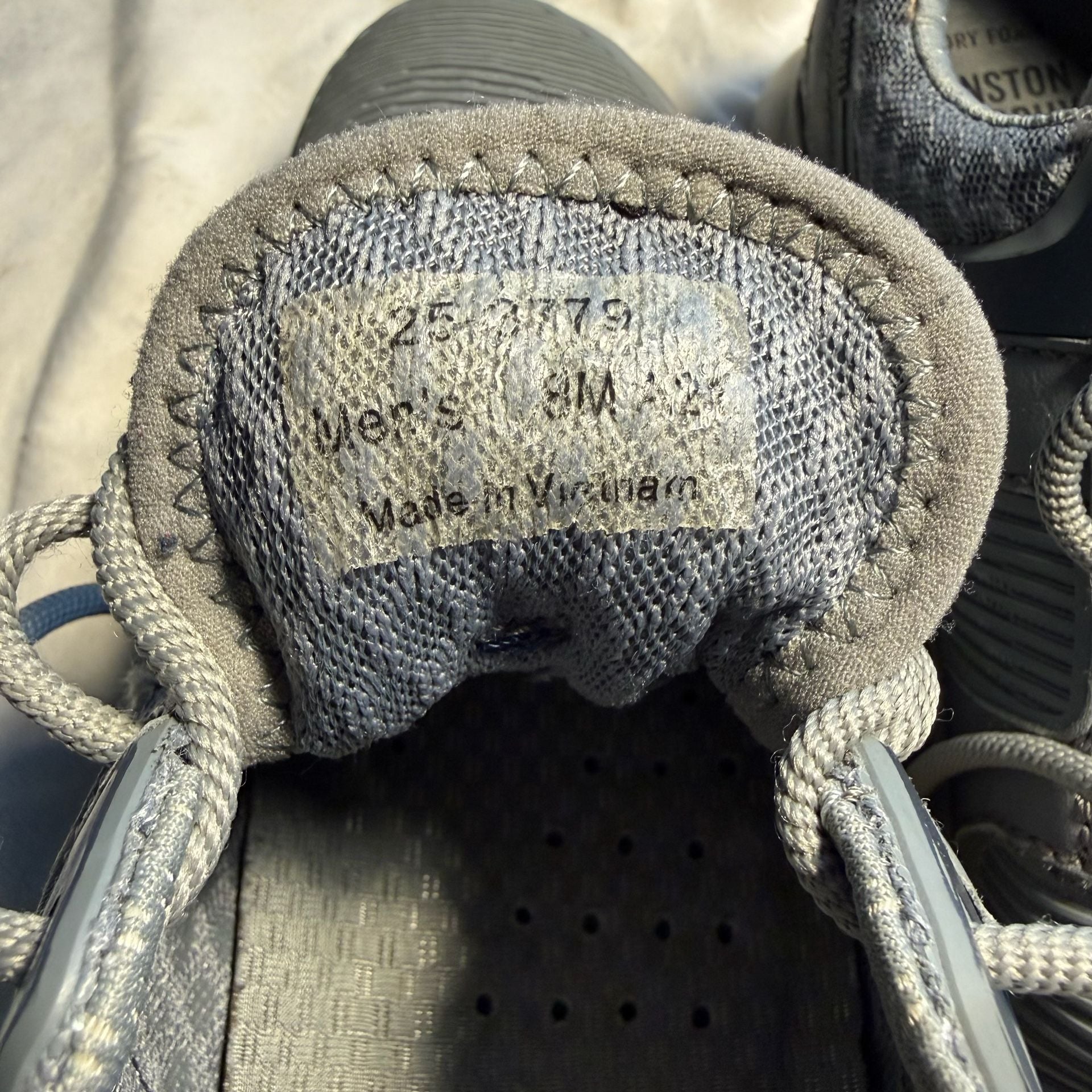 Johnston & Murphy Activate Plain Toe Sneakers in Gray Mesh 7