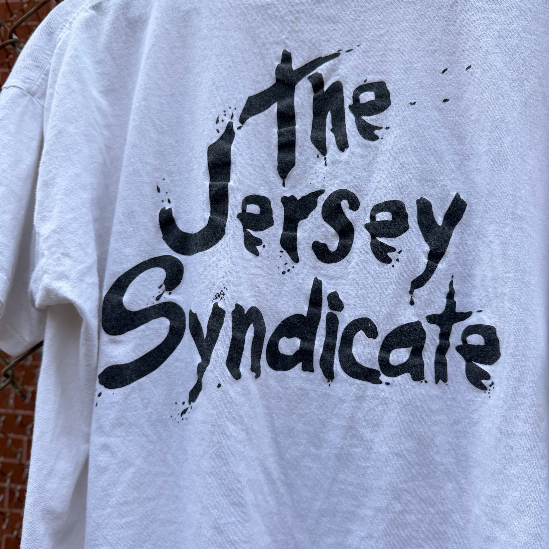 Vintage 1980s Bon Jovi The Jersey Syndicate Band T-Shirt 5
