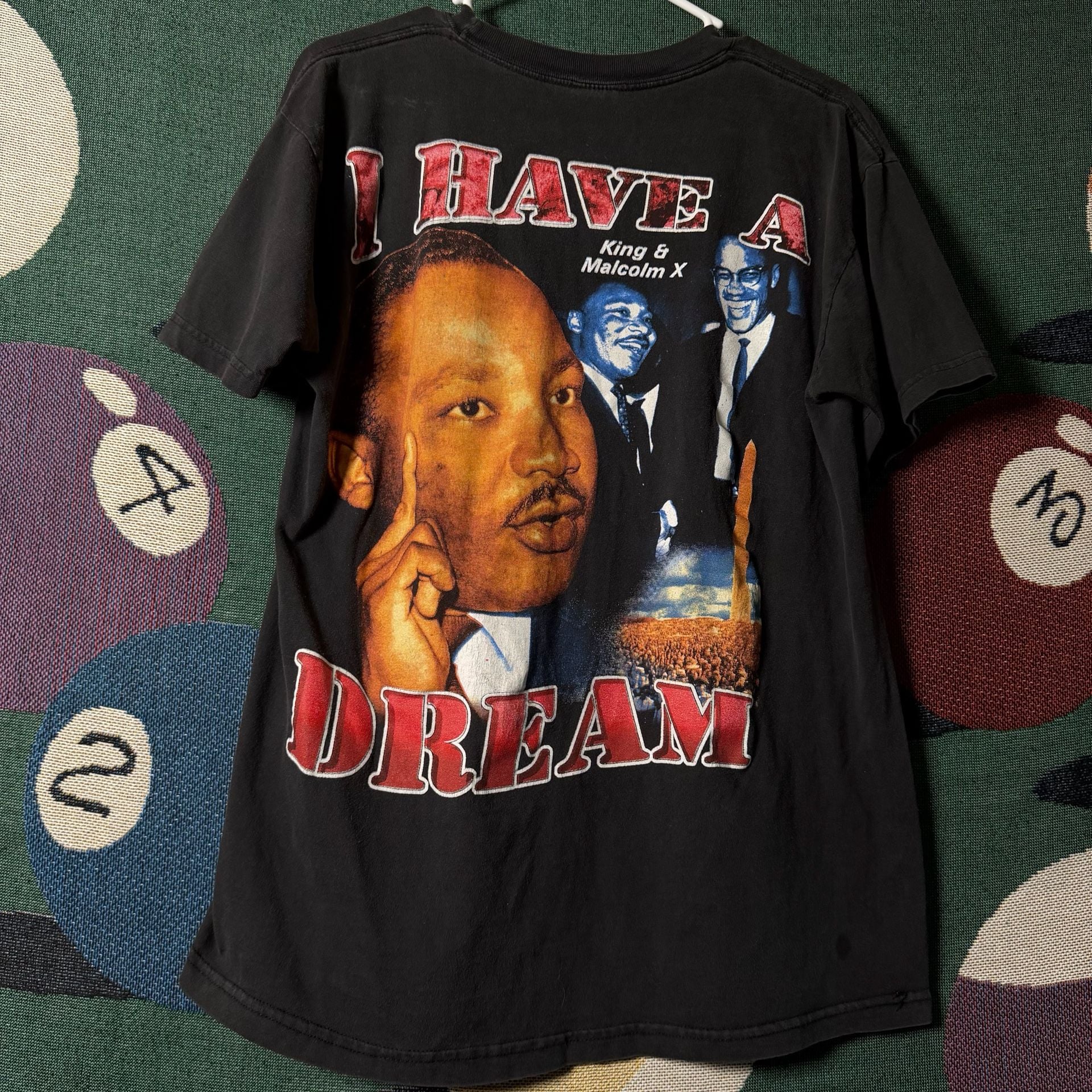 Saad Collection Martin Luther King Jr. and Malcolm X 'I Have A Dream' Graphic T-Shirt 3