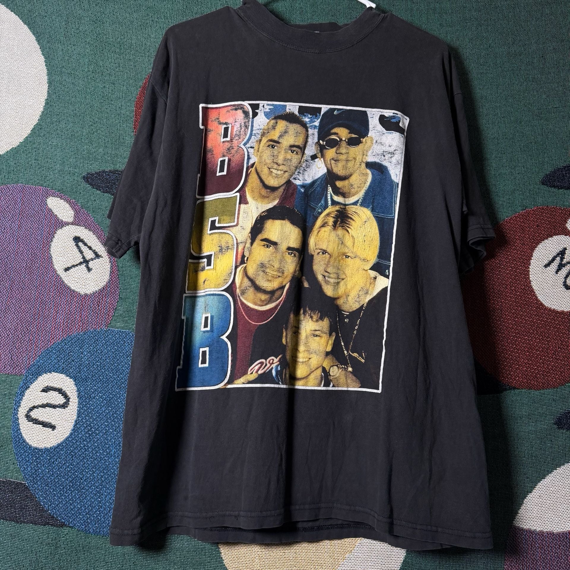 Vintage 90s Backstreet Boys BSB Graphic Double-Sided Band T-Shirt 2