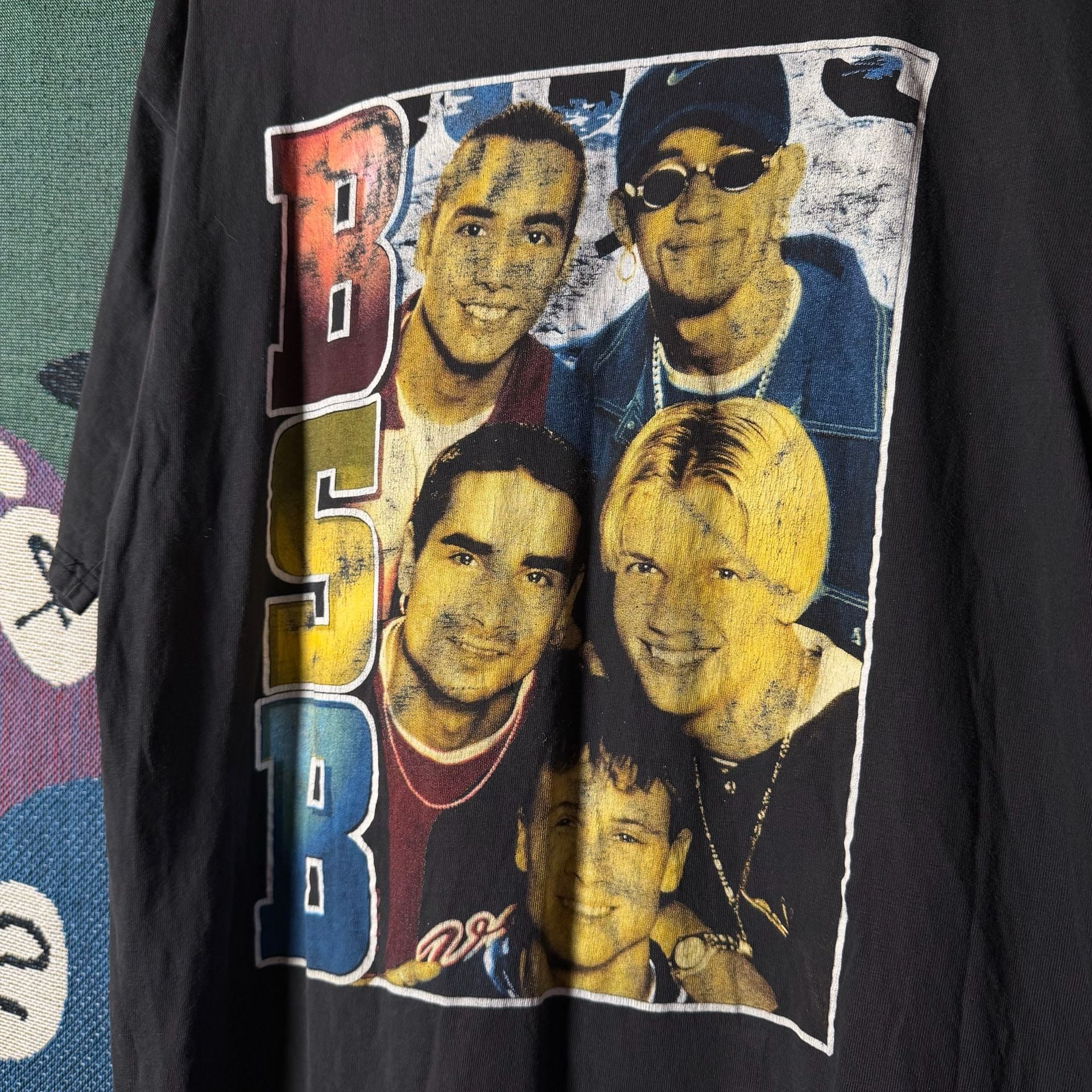 Vintage 90s Backstreet Boys BSB Graphic Double-Sided Band T-Shirt 4