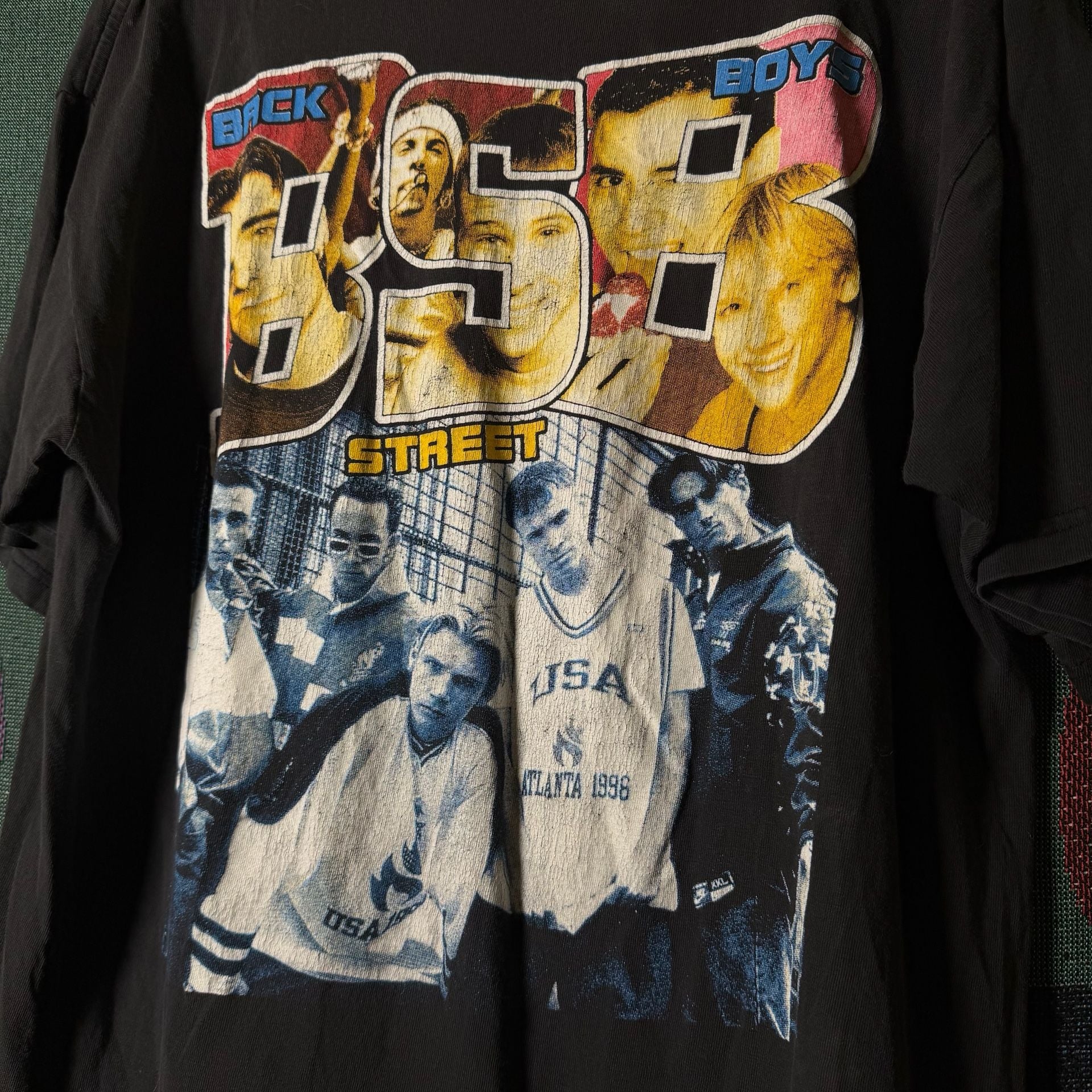 Vintage 90s Backstreet Boys BSB Graphic Double-Sided Band T-Shirt 5
