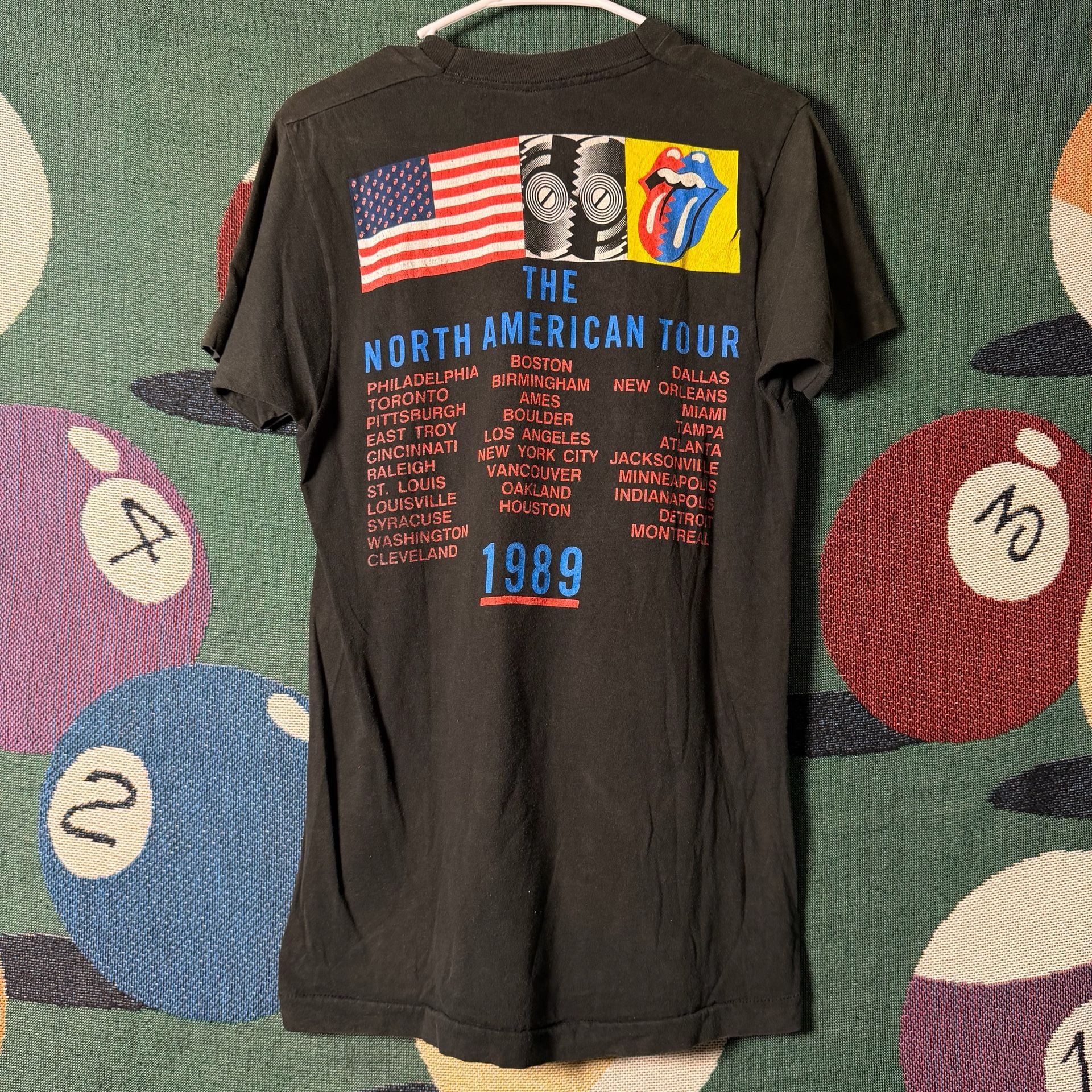 Vintage original 1989 Rolling Stones Tour T-shirt.... 3