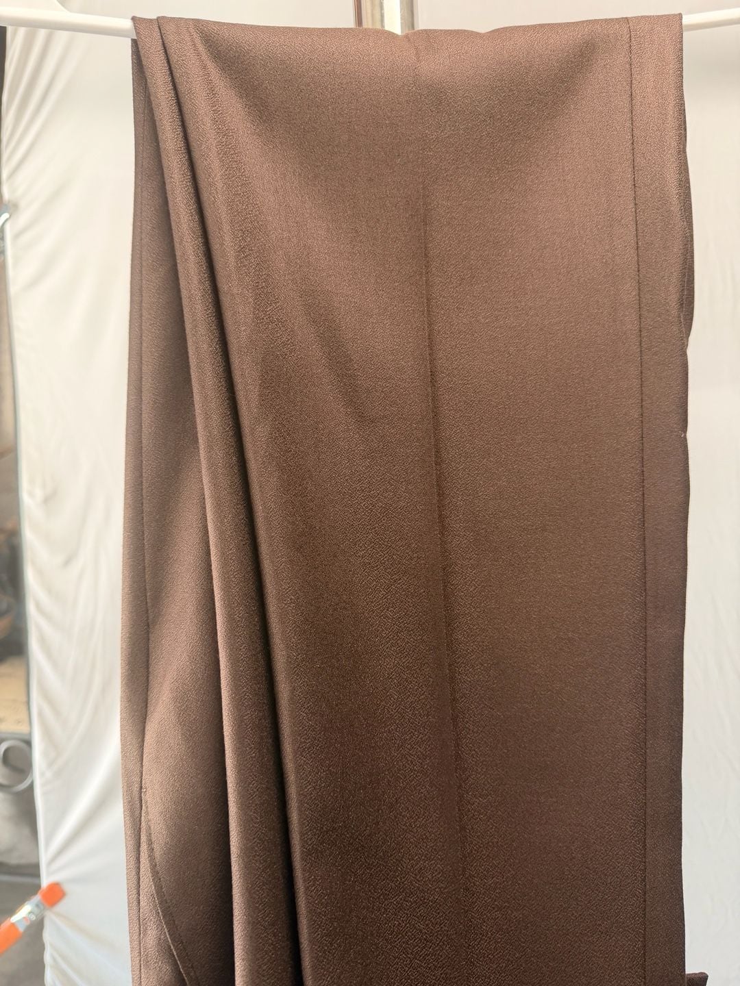 Sherino Brown Two-Piece Suit with Patterned Lining 2