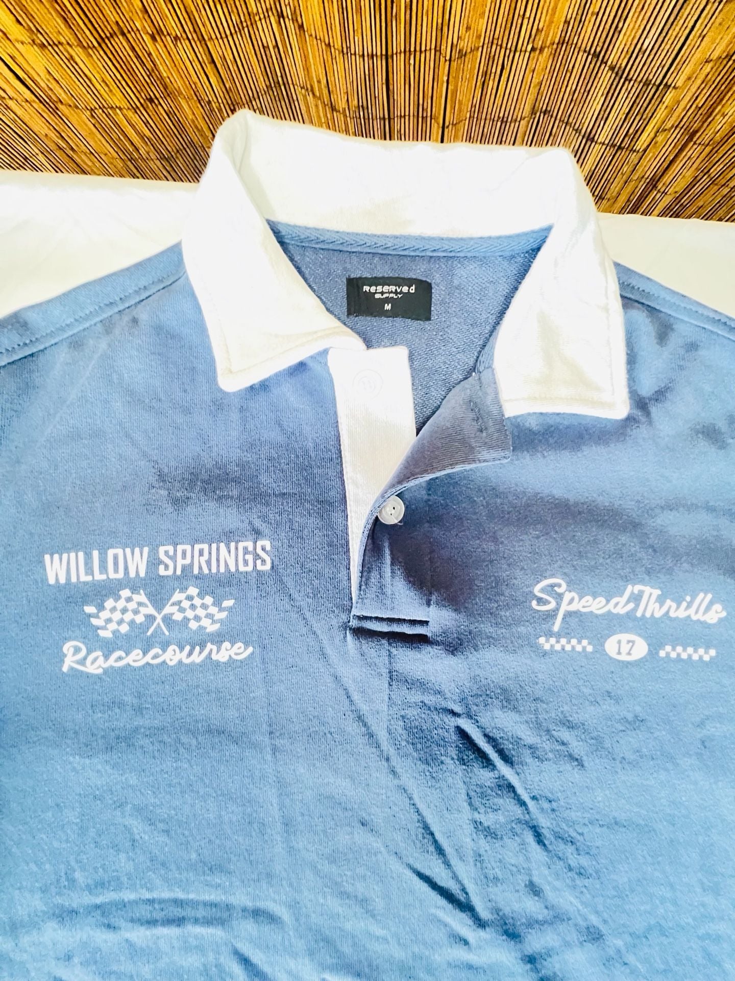 Reserved Supply Willow Springs Speed Thrills 17 2-Piece Long Sleeve Rugby Polo Shorts Set 6