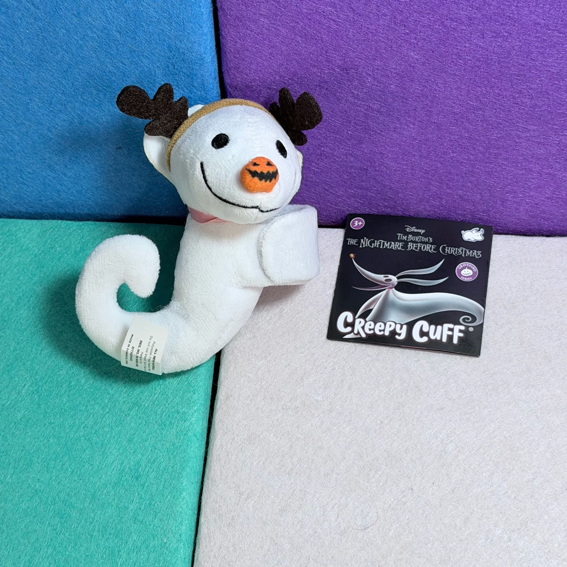 Disney Tim Burton's The Nightmare Before Christmas Zero Creepy Cuff Plush 1