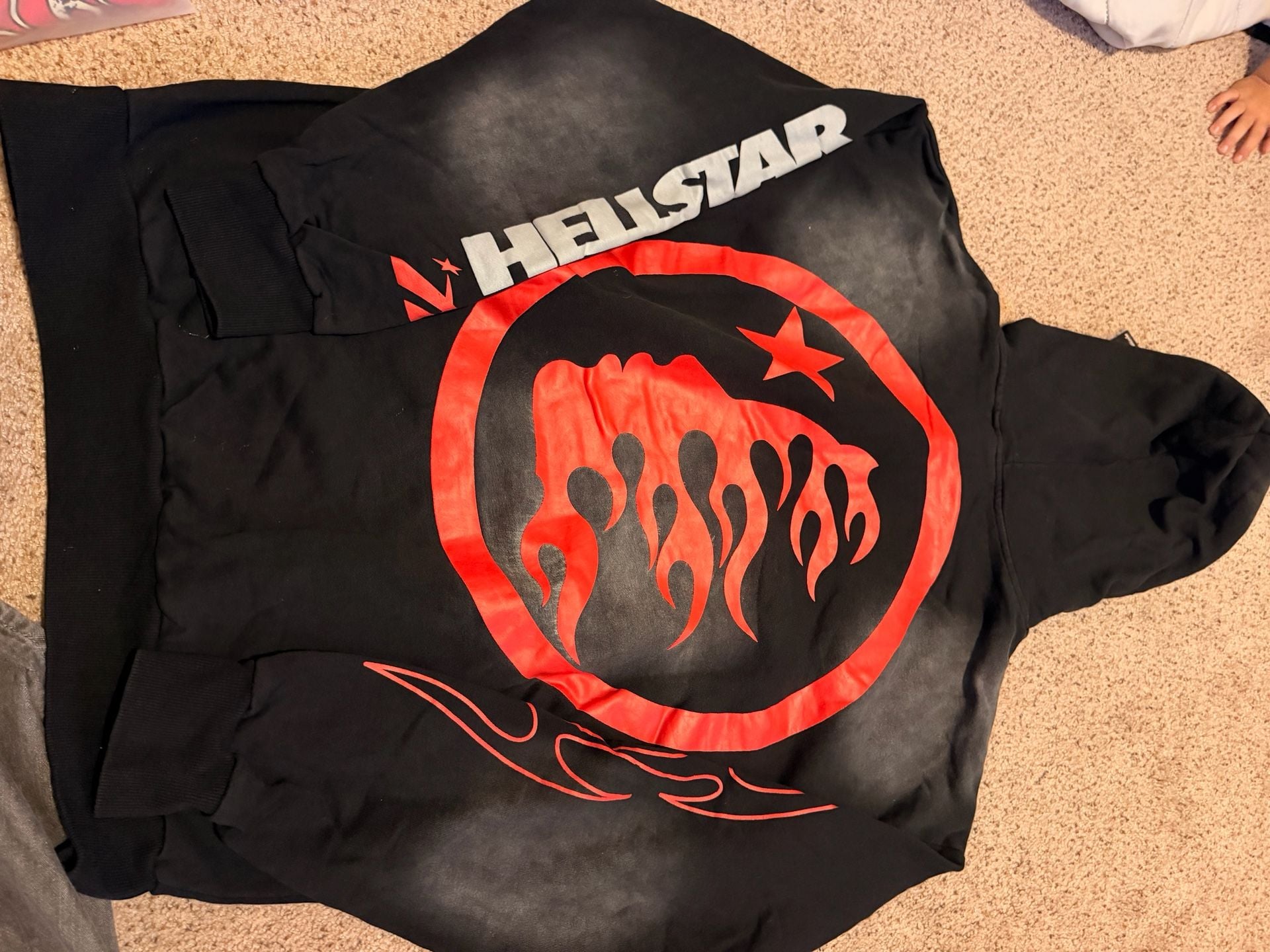 Hellstar Sports Future Flame Black Hoodie 3