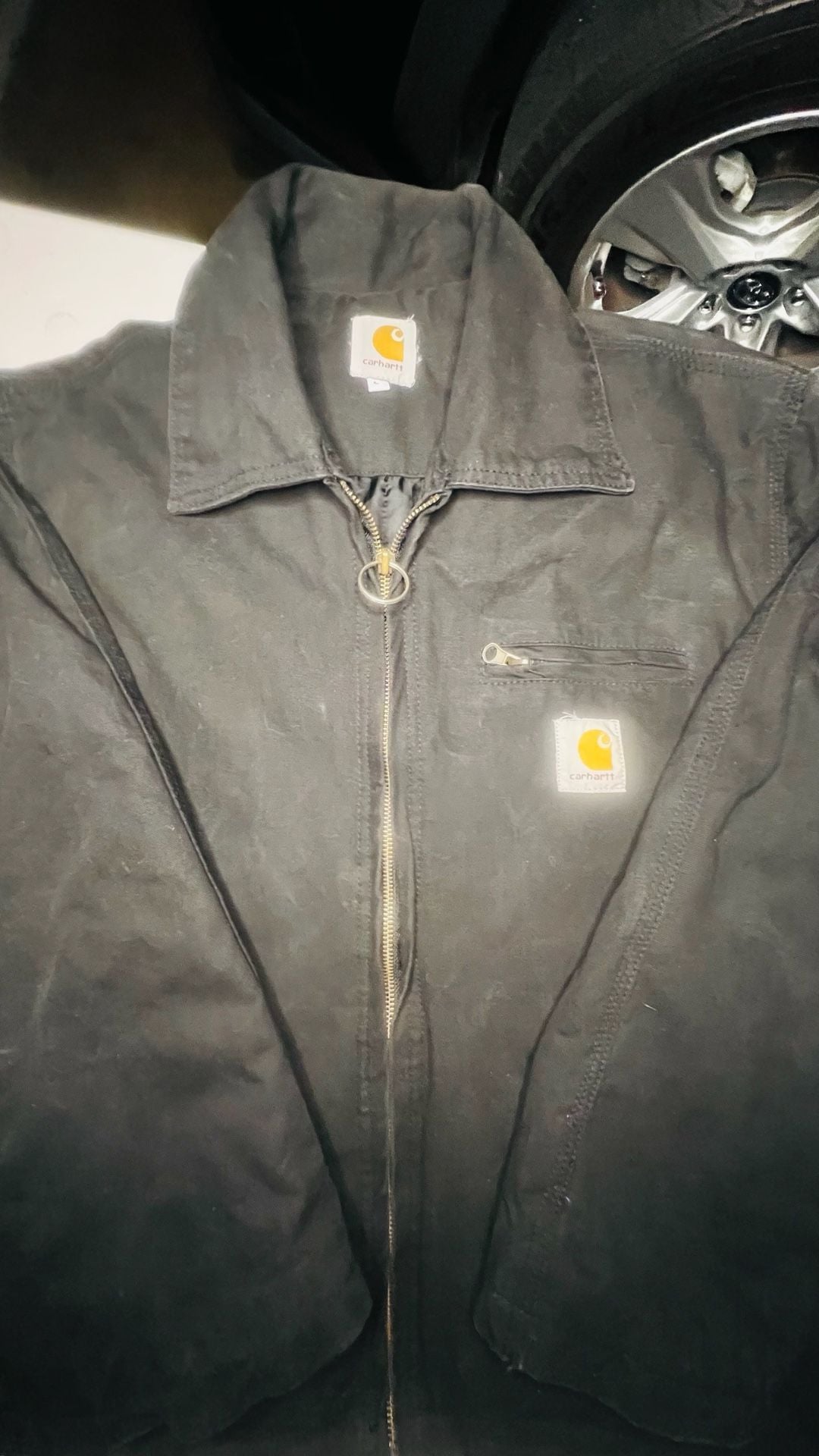 Vintage Carhartt J01 Detroit Duck Canvas Blanket-Lined Work Jacket 2