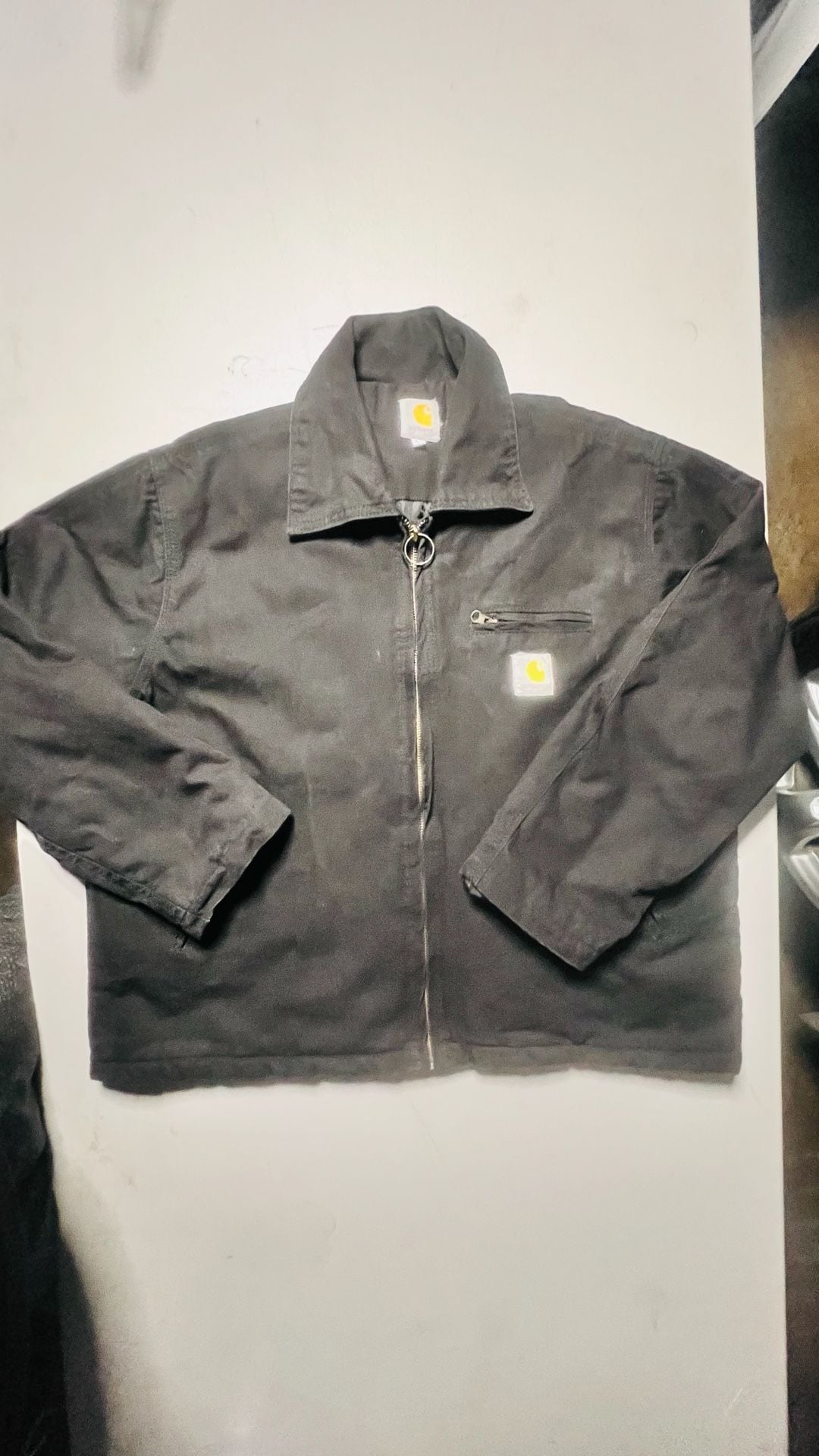 Vintage Carhartt J01 Detroit Duck Canvas Blanket-Lined Work Jacket 4