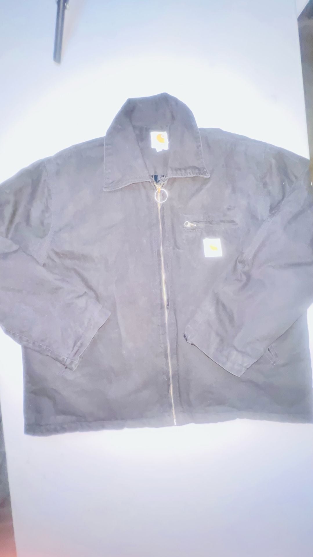 Vintage Carhartt J01 Detroit Duck Canvas Blanket-Lined Work Jacket 5