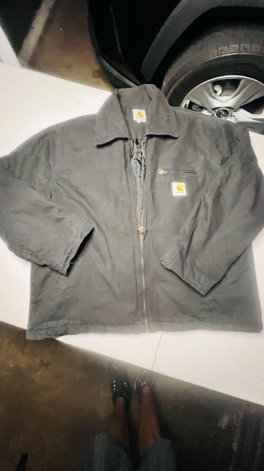 Vintage Carhartt J01 Detroit Duck Canvas Blanket-Lined Work Jacket 7