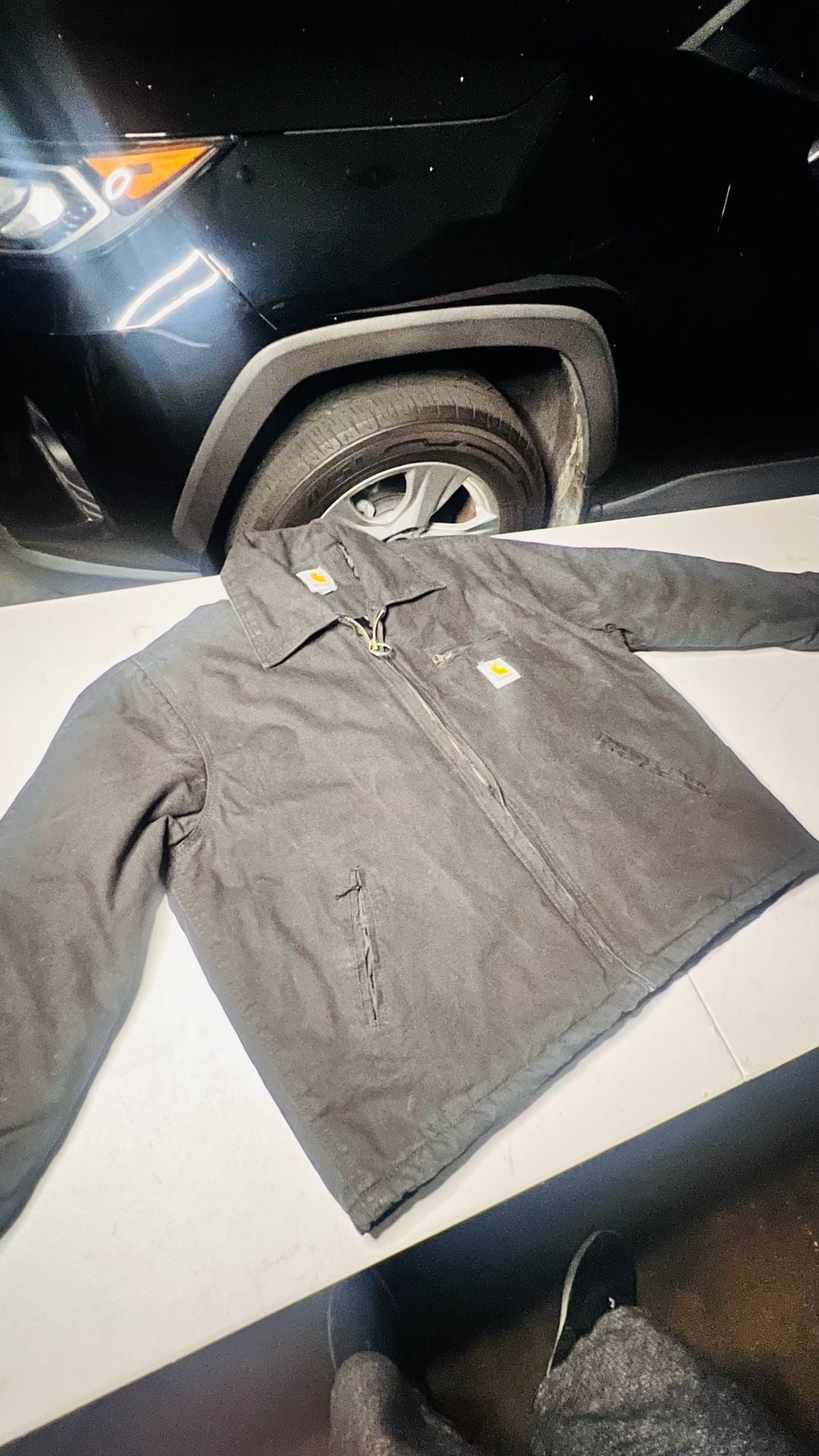 Vintage Carhartt J01 Detroit Duck Canvas Blanket-Lined Work Jacket 9