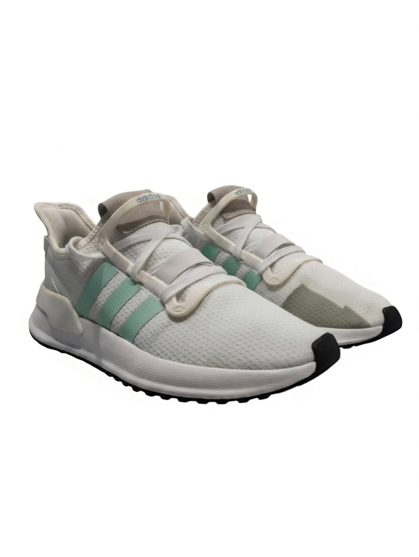 Adidas U_Path Run White and Teal Sneakers 4