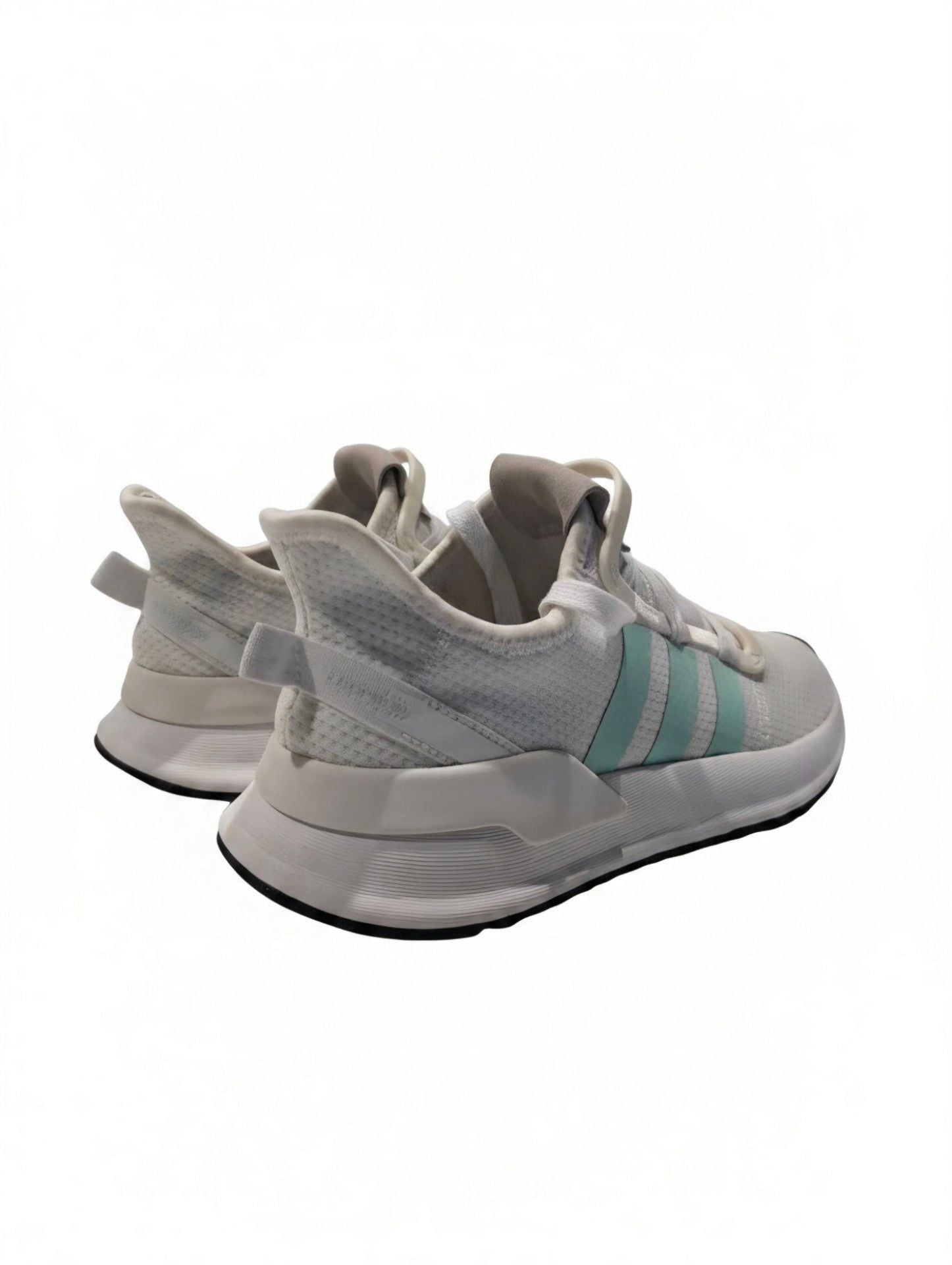 Adidas U_Path Run White and Teal Sneakers 7