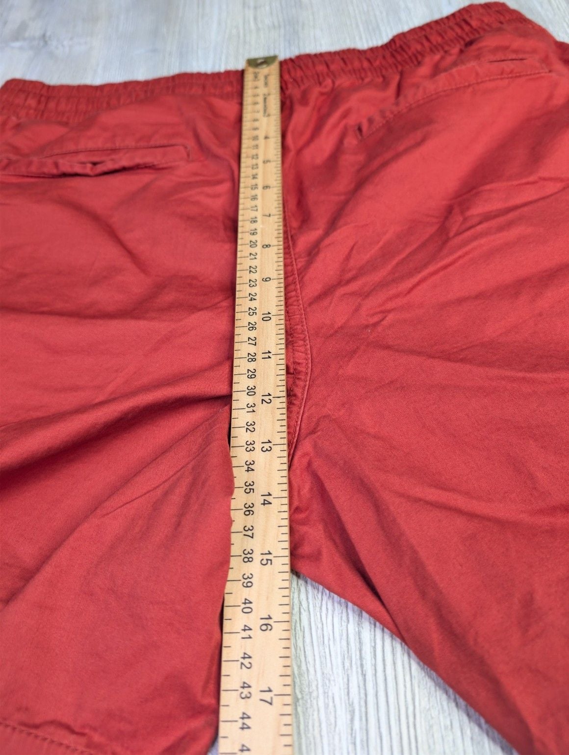 Old Navy Men's Pull-On Drawstring Casual Shorts - Red 9