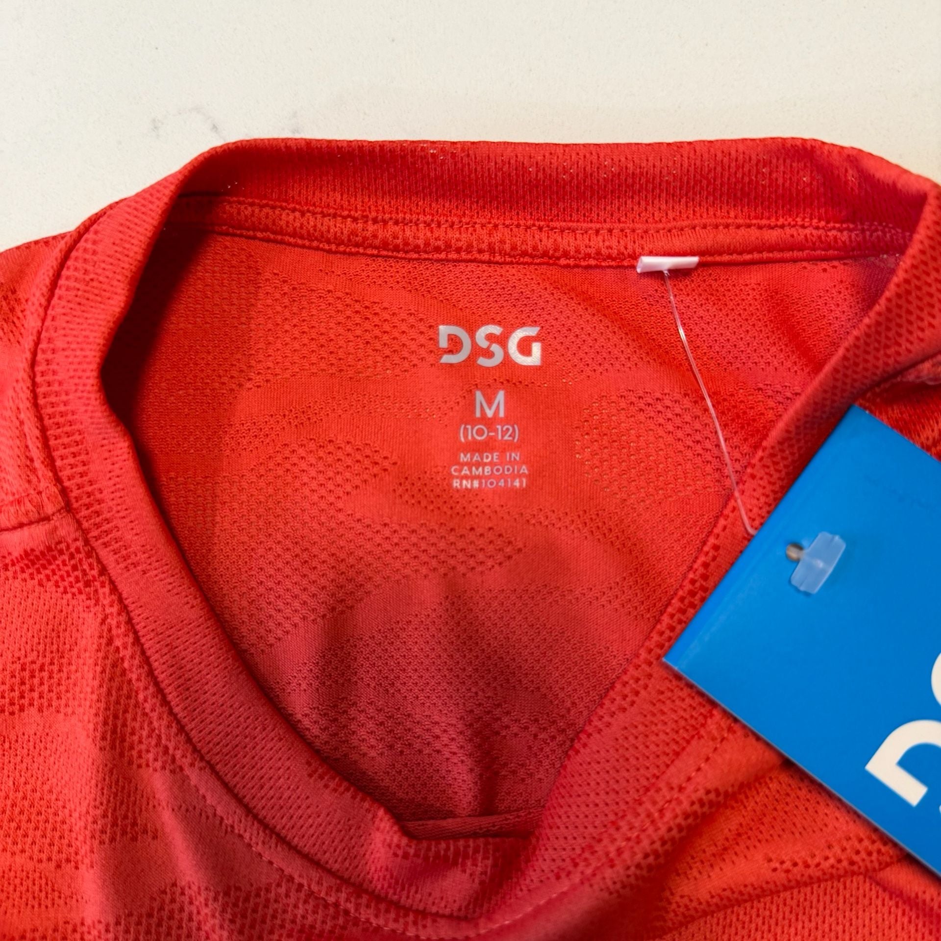 DSG Boys Moisture Wicking Camo Muscle Tank Top Red Size M 10-12 5