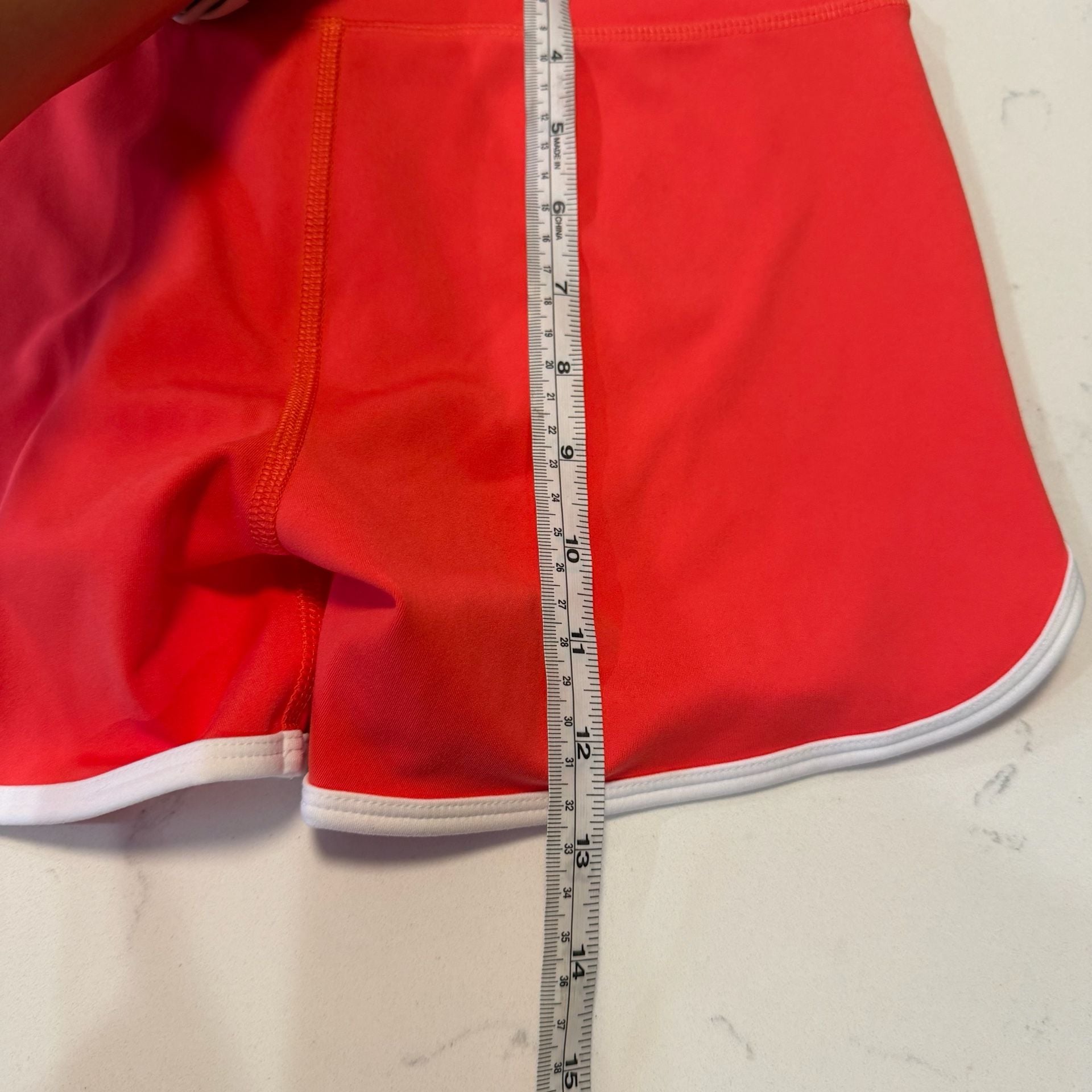DSG Girls' 3-Inch Momentum High-Rise Athletic Shorts, Red 7