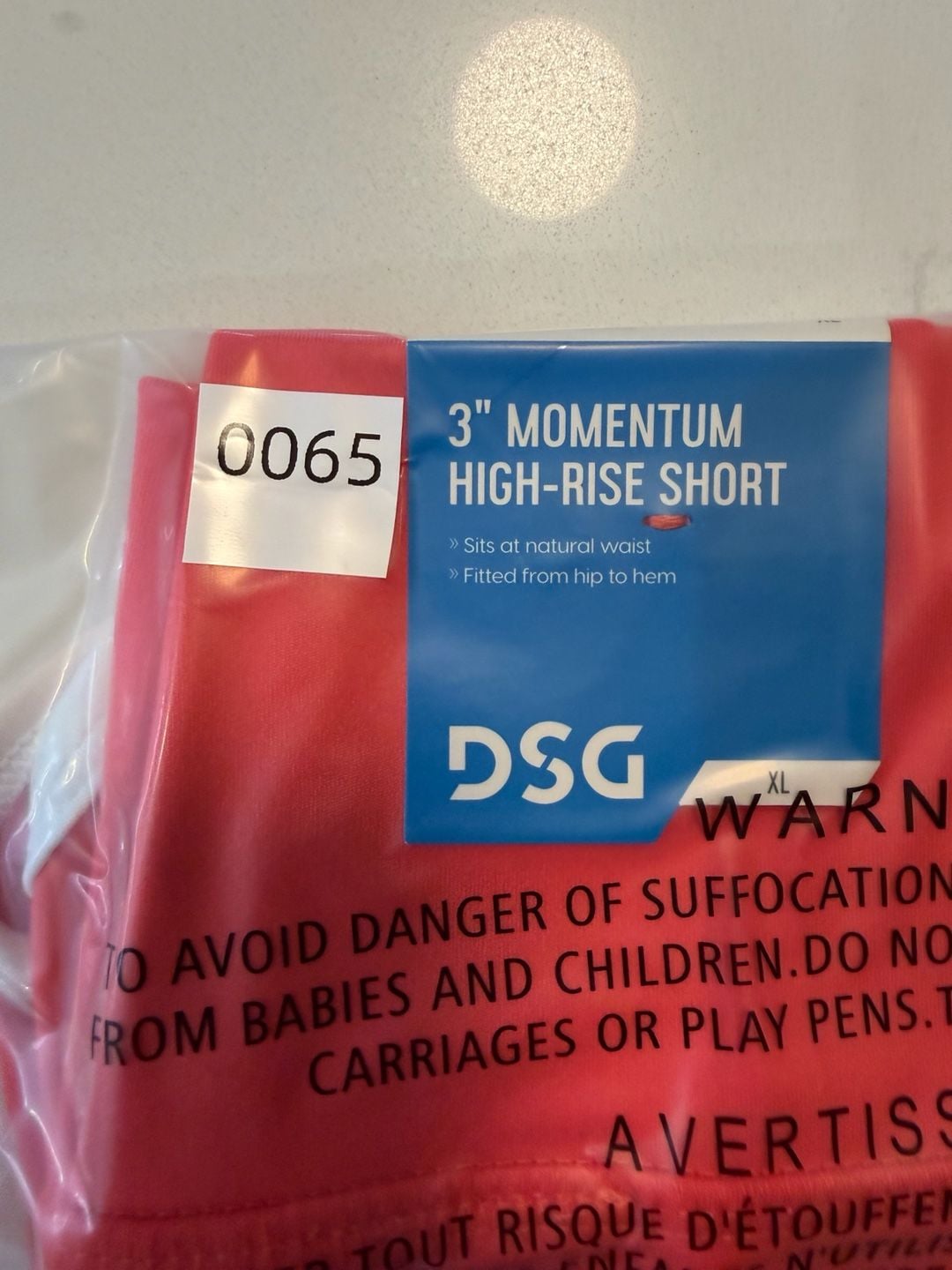 DSG Girls' 3-Inch Momentum High-Rise Athletic Shorts, Red 8