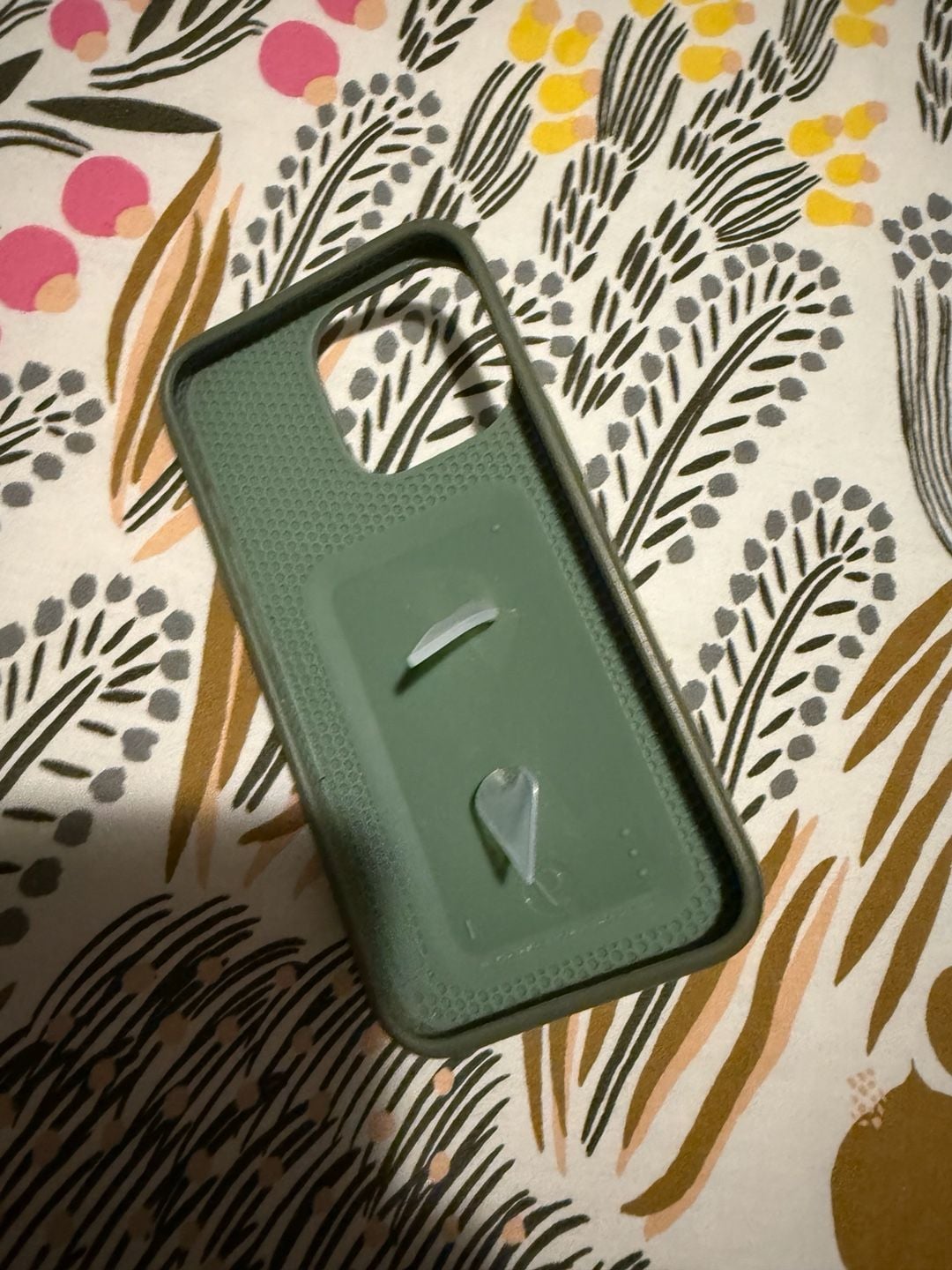 IPhone 13 Pro Loopy Sage Green Phone Case with Finger Loop 2