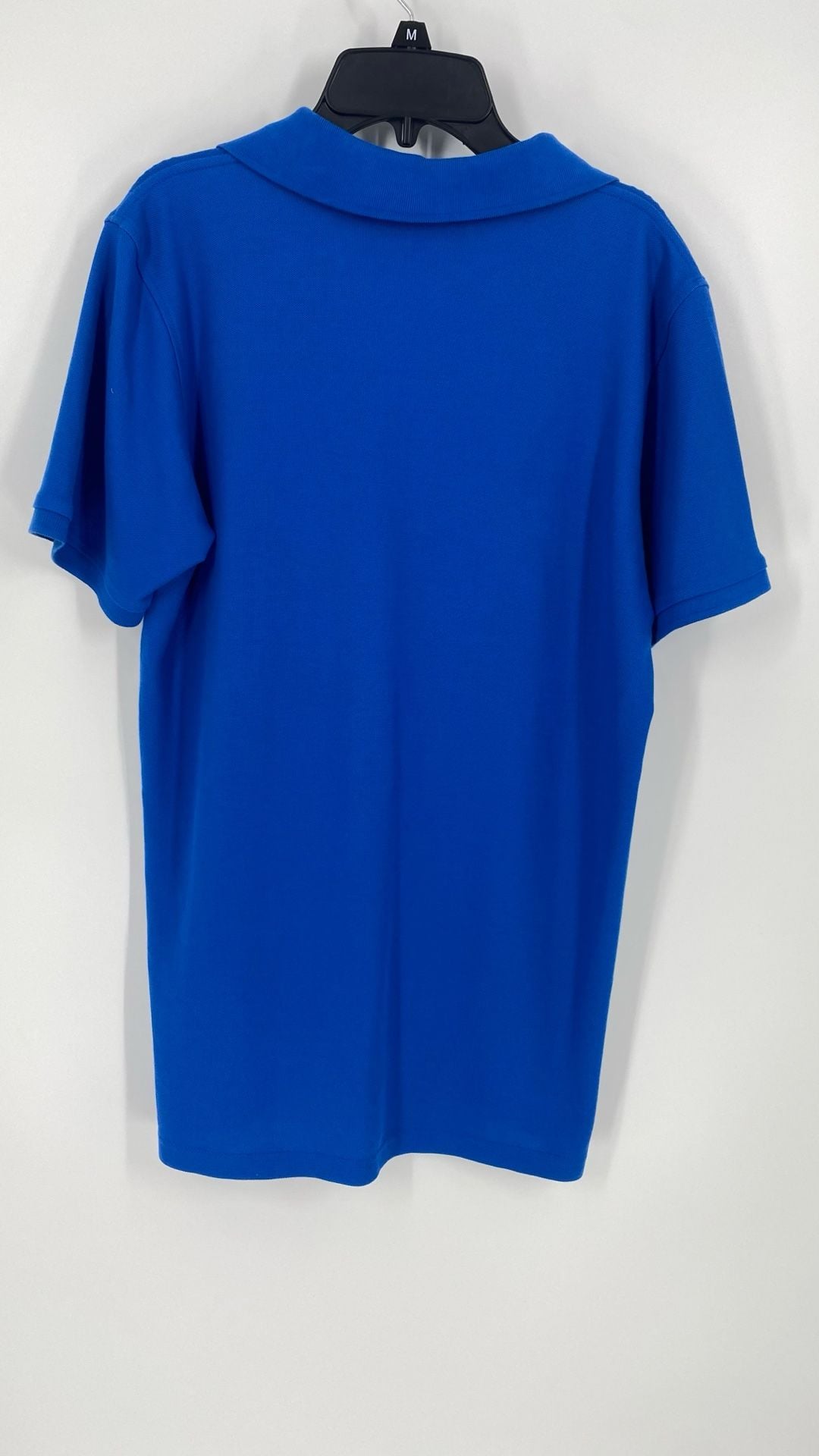 Psycho Bunny Men's Pima Cotton Solid Blue Short Sleeve Polo Shirt 4
