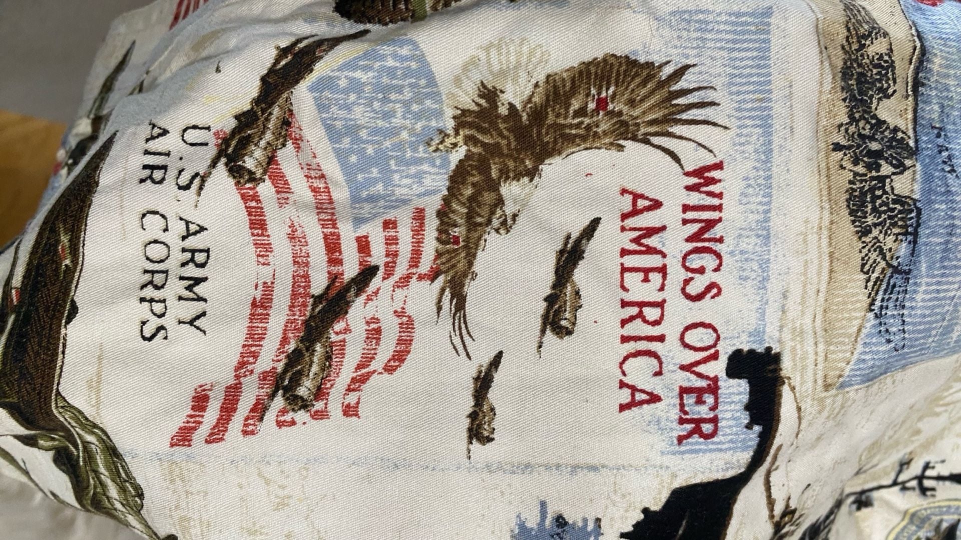 RedHead Wings Over America U.S. Army Air Corps Military Print Short Sleeve Button-Down Shirt 8