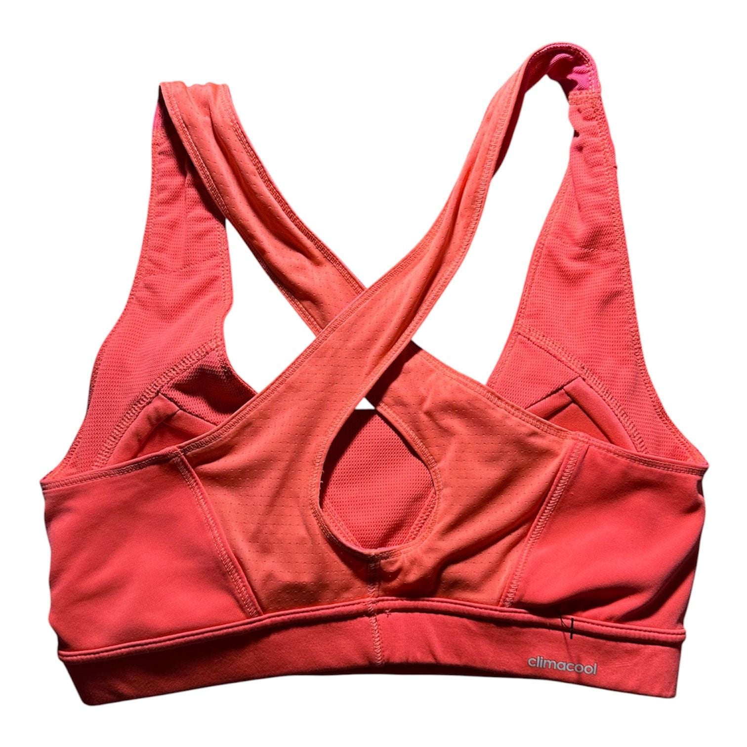 Adidas Supernova Climacool Racerback Sports Bra in Coral Pink 3