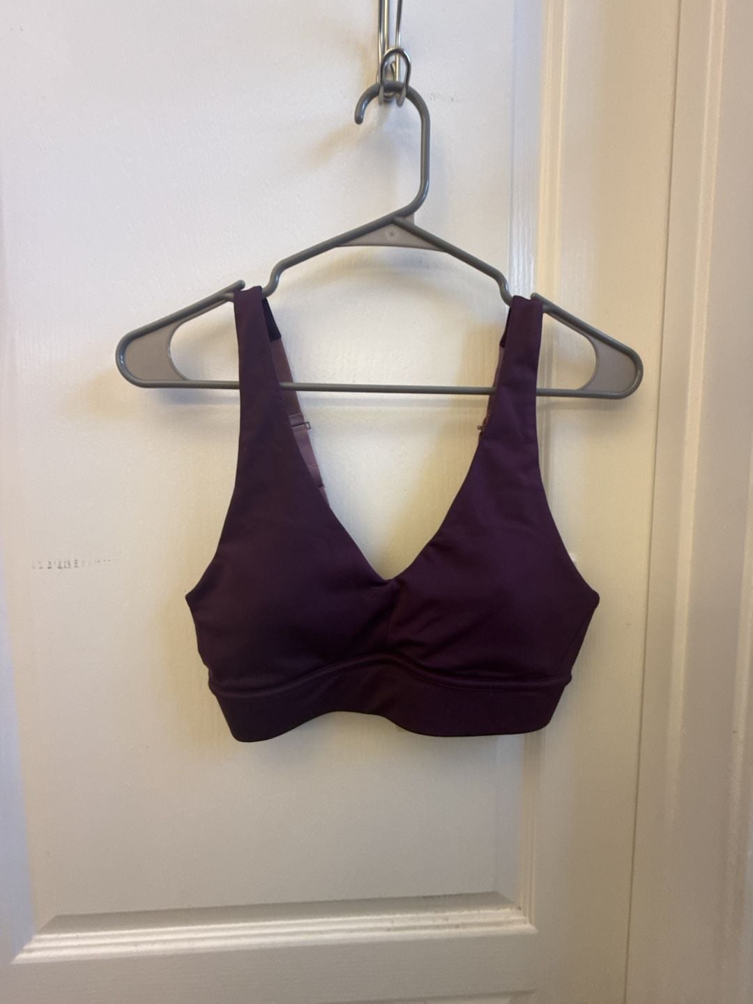 Fabletics All Day Every Day Bra in Burgundy 1