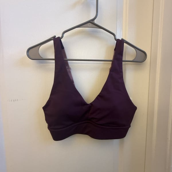 Fabletics All Day Every Day Bra in Burgundy