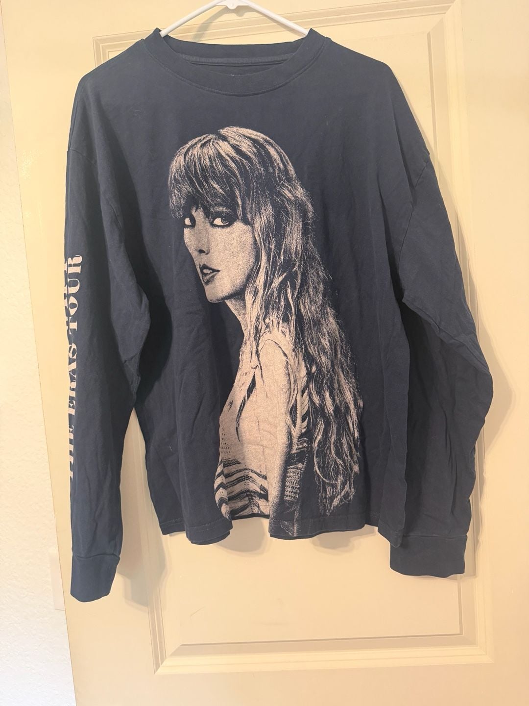 Taylor Swift The Eras Tour Navy Blue Long Sleeve Graphic T-Shirt 1