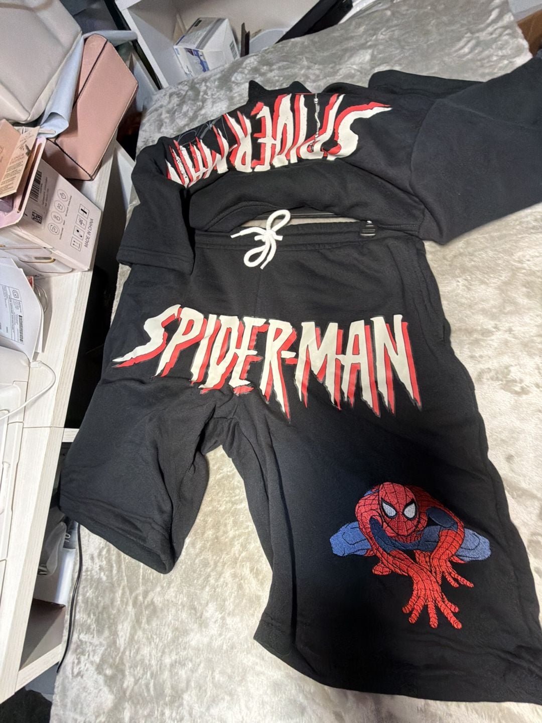 Marvel Spider-Man Graphic T-Shirt and Shorts Matching Set 3