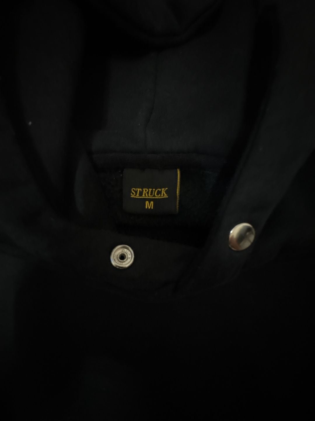 Struck Clothing Collegiate Hooded Sweatshirt Black 3