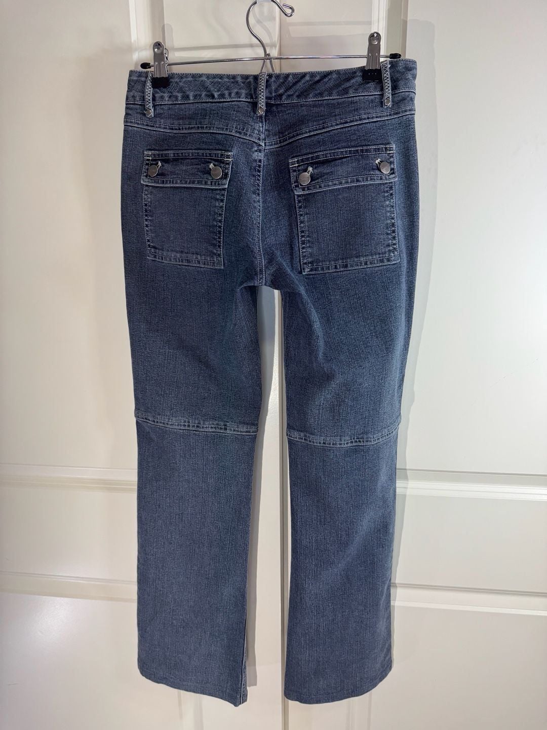 Tahari Women's Mid-Rise Bootcut Jeans with Back Flap Pockets 4 3