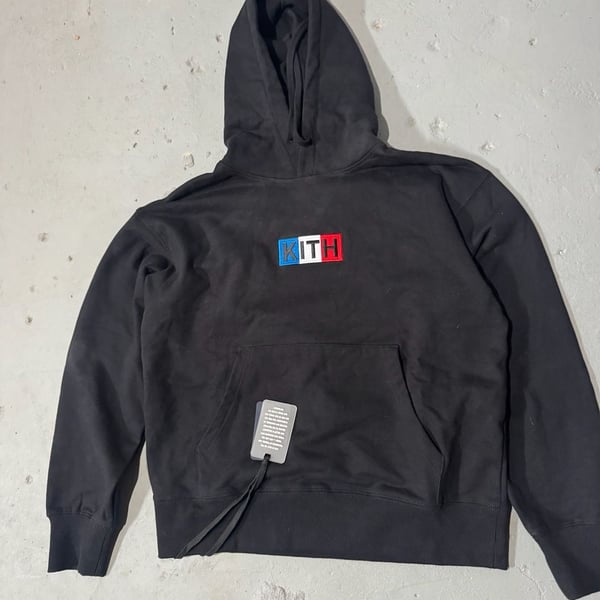 Kith Paris Store Opening Logo Hoodie in Black