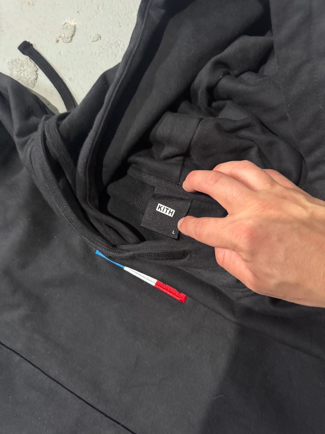 Kith Paris Store Opening Logo Hoodie in Black 4