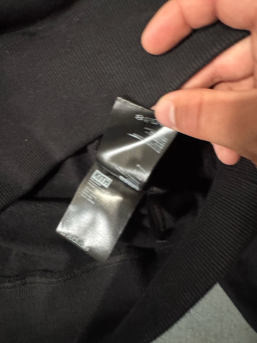Kith Paris Store Opening Logo Hoodie in Black 6
