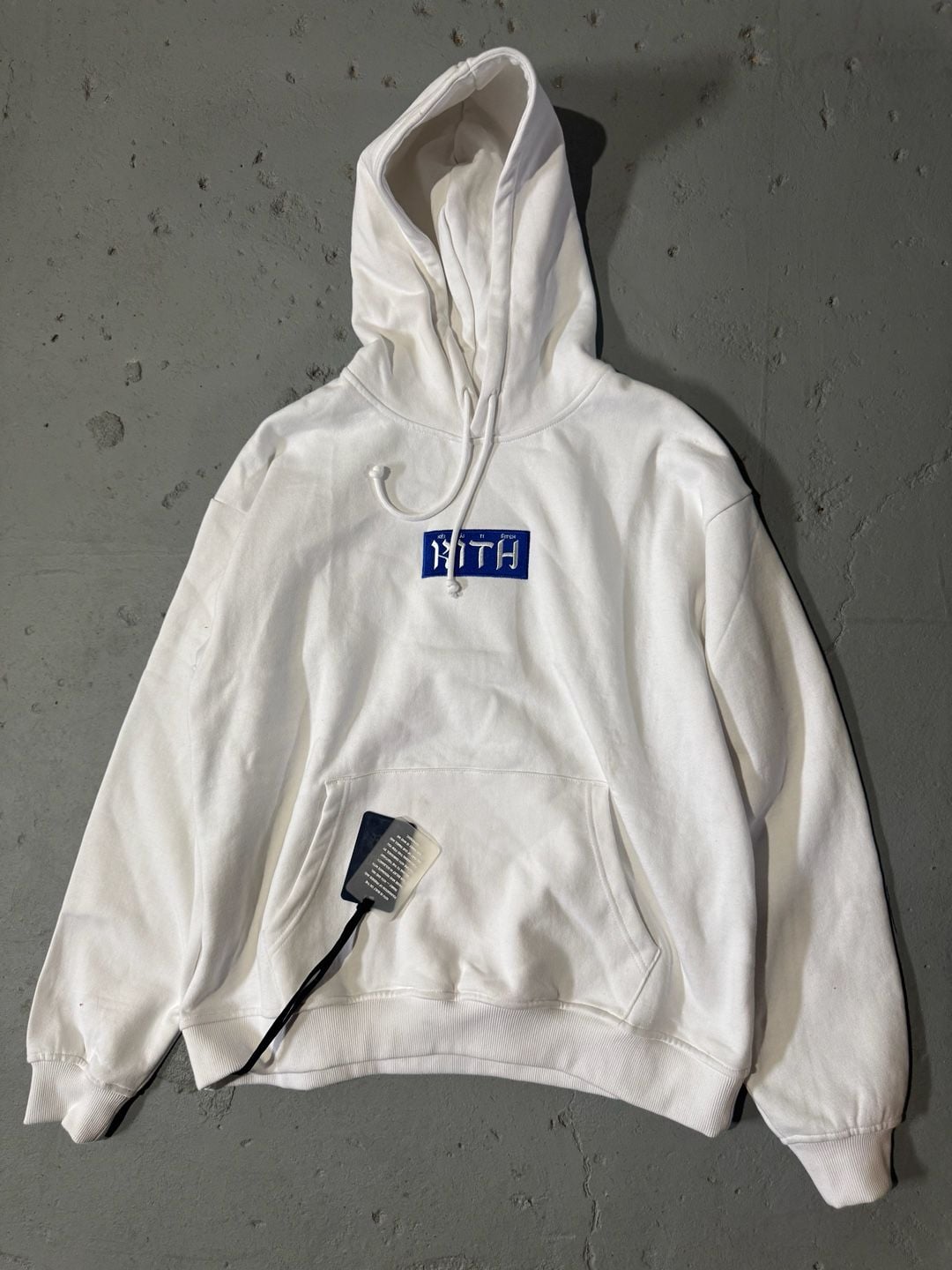 Kith Hebrew Script Logo Hoodie White 1