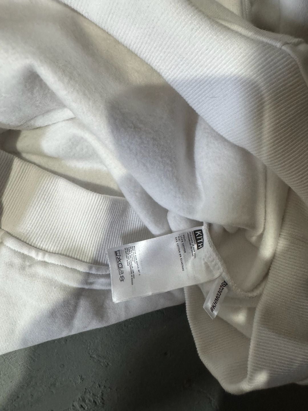 Kith Hebrew Script Logo Hoodie White 4