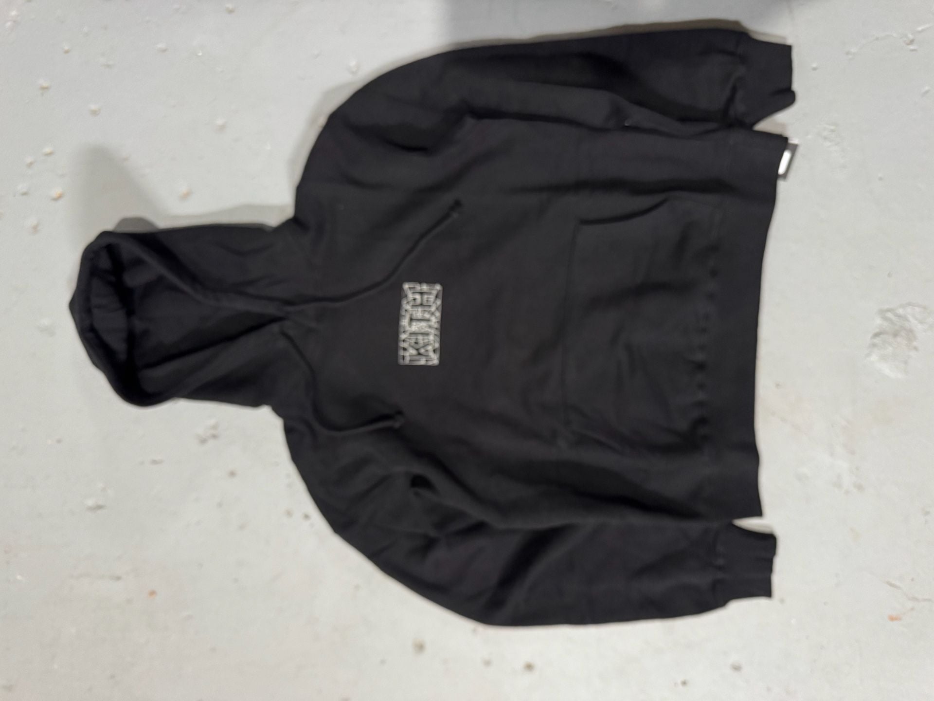 Kith x Marvel Spider-Man Web Logo Hoodie - Black 2